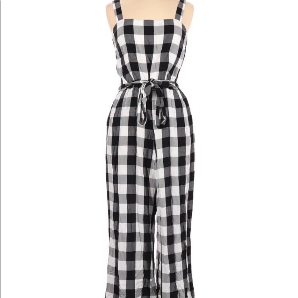 Gingham Jumpsuit